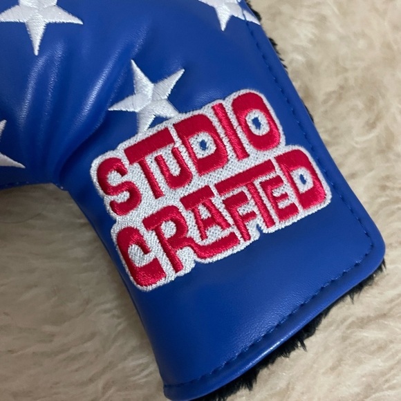 Studio Crafted Red, White & Blue Star Print Golf Club Cover - Picture 2 of 4